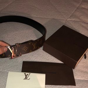 Louis Vuitton classic monogram belt